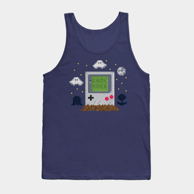 Rest in Pixels Tank Top by Made With Awesome